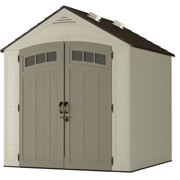 Vista 7 ft. W x 7 ft. D Plastic Shed