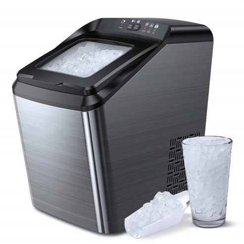 Aicook Nugget Ice Maker For Countertop, Sonic Ice Maker Machine Aicook Nugget Ice Maker For Countertop, Sonic Ice Maker Machine