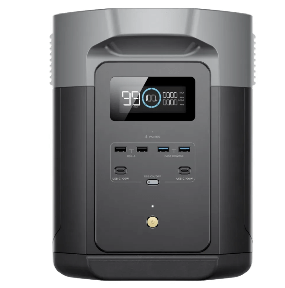 ECOFLOW DELTA 2 950 WITH 2PCS 110W SOLAR PANEL ECOFLOW DELTA 2 950 WITH 2PCS 110W SOLAR PANEL