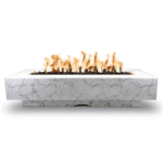 The Outdoor Plus 84″ Del Mar Concrete Gas Fire Pit