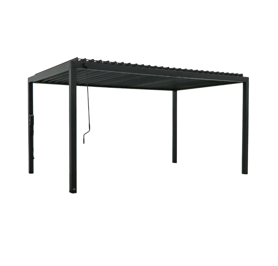 Backyard Discovery Sarasota 16'x10' Galvanized Steel Louvered Pergola