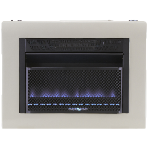 Cedar Ridge Reconditioned Hearth Dual Fuel Ventless Blue Flame Gas Space Heater With Blower – 20,000 BTU, T-Stat Control – Model# CH20TBU-R