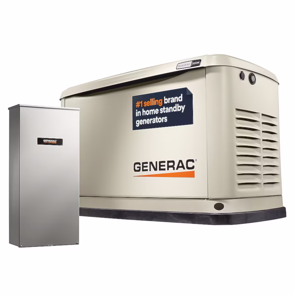 Generac Guardian 22kW Home Standby Generator Dual Fuel WiFi 200 Amp Automatic Transfer Switch Included