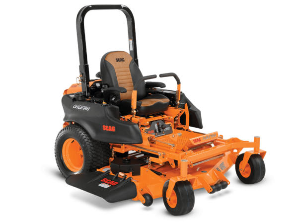 Scag Tiger Cat II Zero-Turn Riding Lawn Mower 52" Velocity Plus™ Deck 26 HP Kawasaki FT EFI Commercial Mower
