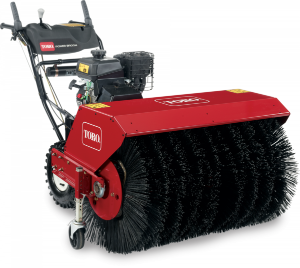 Toro Walk Behind Power Broom 7HP Kohler Command Pro Engine 36 Inch Commercial Sweeper Power Steering