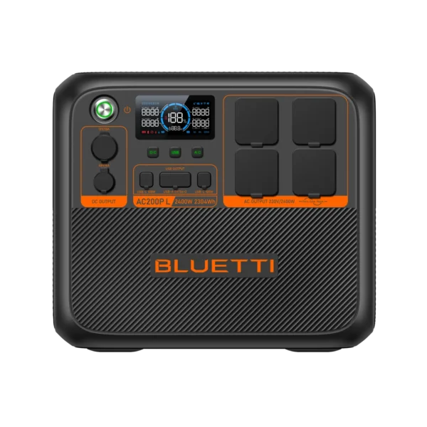 BLUETTI AC200PL Portable Power Station 2400W 2304Wh LiFePO4 Solar Generator Expandable to 8448Wh Pure Sine Wave
